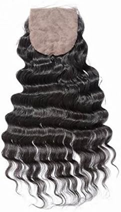 SINA Brazilian Hair 4 Bundles 10 with 12 inches Silk Base Closure Virgin Brazilian Hair Silk Base Closure with High Grade Human Hair Bundle