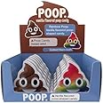 Emoticandy Poop Tin with Poop Emoji Vanilla Flavored Candy, 1 Ounce - 12 Count Display Box