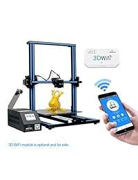 GEEETECH   Impresora 3D A30 de aluminio con tamaño de impresión 12.598 x 12.598 x 16.535 in, detección de filamentos, respiro, pantalla táctil a todo color y tornillo de plomo de eje dual Z, kit de montaje rápido