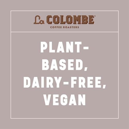 LA COLOMBE COFFEE, OATMILK VANILLA LATTE, 11 FL OZ CANS (PACK OF 12), COFFEEHOUSE QUALITY COLD BREW, SPECIALTY GRADE COFFEE BEANS, READY-TO-DRINK ON-THE-GO