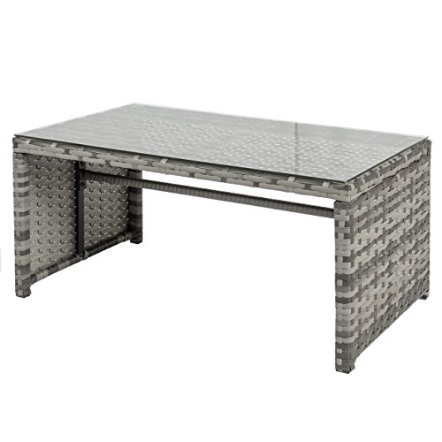 Best Choice Products 4Piece Outdoor Wicker Patio Conversation Furniture Set for Backyard, Deck