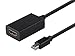 Monoprice Mini DisplayPort 1.1 to HDMI Adapter - Resolution up to 1920x1080p, 36-Bit Deep Color, with Audio Support, Black