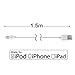 TECKNET iPhone Charger, 4.9ft Lightning to USB Cable [MFi Certified], Lightning Sync & Charging USB Cable for iPhone X/SE/ 8/7 / 6 / 5s / 5c / 5, iPad Air/Mini / mini2 /3/4, iPad iPod and More