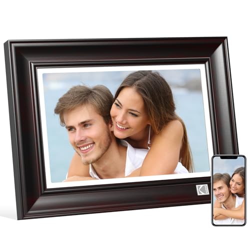 KODAK WiFi Digital Picture Frame, 1920 x 1200 HD Touchscreen Digital Photo Frame, 10.1 Inches Intelligent Electronic Picture Frame with 32 GB Memory