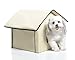 Milliard Outdoor Cat House for Your Pet Kitty or Puppy; Perfect Portable Bed Cave or Shelter, 22 x 18 x 17 in