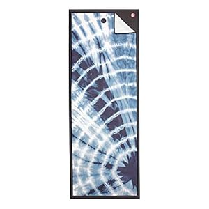 Manduka yogitoes Yoga Towel (Tie Dye Navy, 68)
