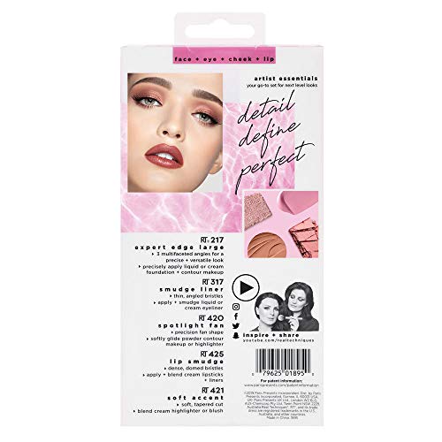 Real Techniques Artist Essentials Complete Face Makeup Brush Set for