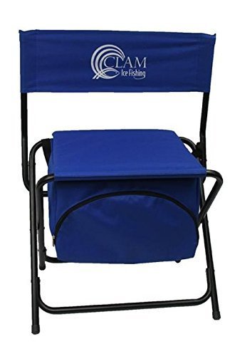Clam 8823 Folding Chair With Cooler Storage Compartment