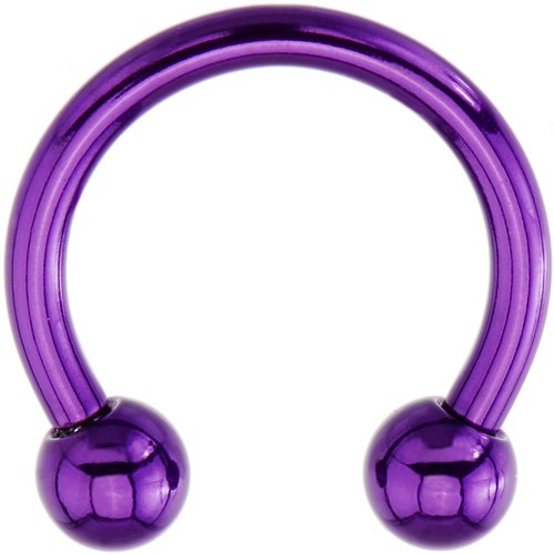 14 Gauge Purple Horseshoe 7/16