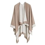Women's Shawl Wrap Poncho Ruana Cape Cardigan Sweater Open Front for Fall Winter Women's Shawl Wrap Poncho Ruana Cape Cardigan Sweater Open Front for Fall Winter