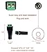 RGBZONE 10-Pack Male & Female BNC/DC Power Connector Adapter