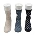 FloraKoh Women Cotton Crew Casual Socks 3 Pair Pack (Big Sheep)