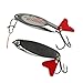 Goture Long Distance Cast Metal Spoon Fishing Lures （Pack of 10）