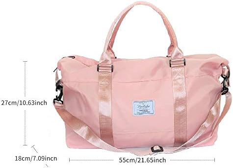 Womens travel bags, weekender carry on for women, sports gym Bag, workout duffel bag, overnight shoulder Bag, waterproof 4 Womens travel bags, weekender carry on for women, sports gym Bag, workout duffel bag, overnight shoulder Bag, waterproof