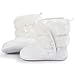 Ecosin(TM) Baby Bowknot Keep Warm Soft Sole Snow Boots Crib Prewalker Shoes Toddler (0~6Month, White)