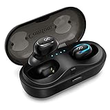Wireless Earbuds Comfom Bluetooth Headphones True Stereo Sound Mini in Ear Bluetooth Earphones Magnetic Headset with Built-in Mic and Charging Case for iPhone Samsung iPad Android
