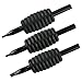 ITATOO 20PCs Assorted Disposable Tattoo Tubes with Black Rubber Soft Grips 5 Round and 7 Round Tips Size 25mm 1