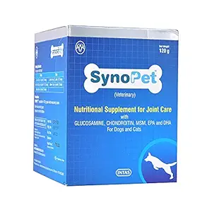 ALP INTAS Synopet Joint Supplement for Dog & cat Pack of -2, Total -240gm Dog Supplement