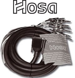 HOSA DTP-807 DIGITAL MULTI-TRACK SNAKES COMPATIBLE WITH TASCAM DA-88 AND FOSTEX RD-8; 8 STEREO 1/4