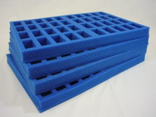 KR Multicase Tray Set: Wargaming set of foam trays carry 160 troops (N4S)