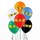 Merchant Medley 30 Count LEGO Ninjago Inspired Balloon Pack - Large 12