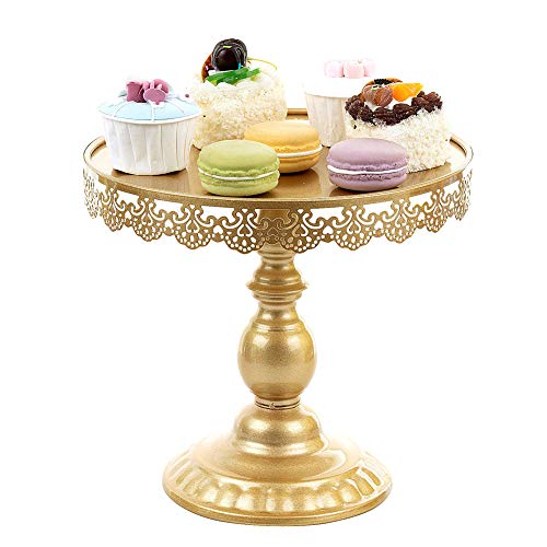 Gold Metal Cake Stand Bridal Cake Stand Antique Round Cake Stands Cupcake Stand Cupcake Holder