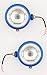 BAJATO 2000 3000 4000 5000 7000 Tractor Blue Head Lamp Set (Lh+Rh)- 11000303T