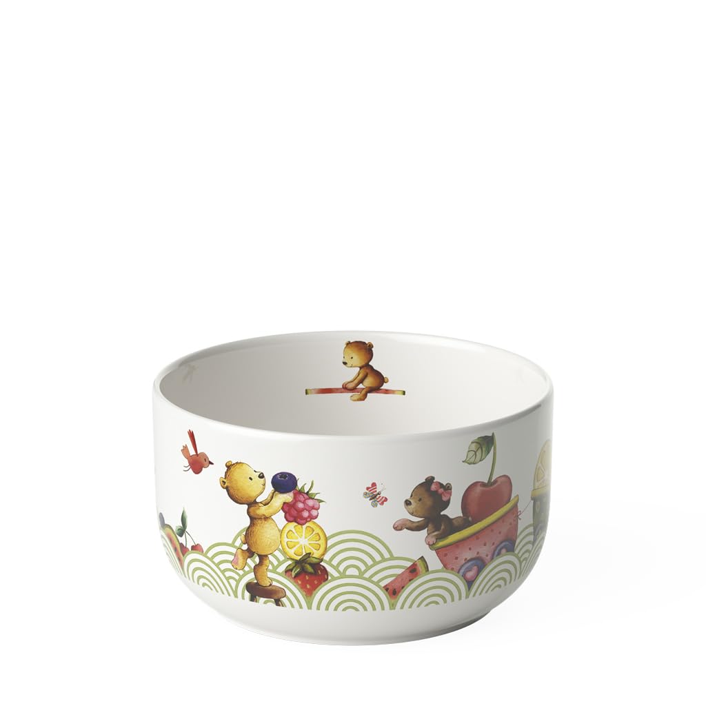 Villeroy & Boch 14-8665-1970 Hungry As A Bear Cereal Bowl, Porcelain, 440 Milliliters