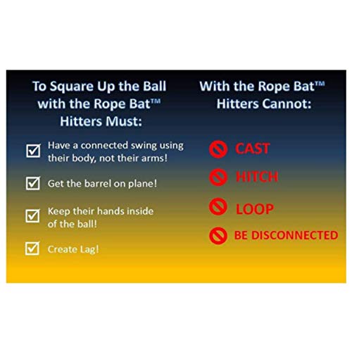 Rope Bat The Ultimate Hitting System Baseball & Softball Swing