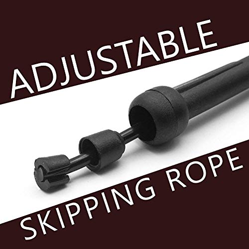 Skipping Rope Adult Fitness Jump Rope Gym Workouts & outdoor Training for Fat Burning Boxing, MMA & Interval Exercises Speed Fitness Weighted Skipping Ropes for Women & Men