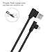 Right Angle Lightning Cable 10ft 3Pack 90 Degree iPhone Charger Cord, ANSEIP Nylon Braided Data Cable Transfer and Charging for Apple iPhone X/8/7/6/5 iPad (Black, 10FT)
