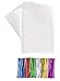 Clear Plastic Cellophane Bags with Twist Ties Pack of 200 1.5 Mil Thick Cello Bags for Candies Nuts Small Gifts (4x6)