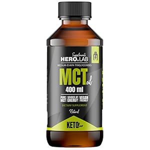 #HIRO.LAB MCT-olie 1 x 400 ml – Ketogeen dieet – Koolhydraatarm – Pure energiebron – Keto-lijn