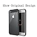 VMTOP iPhone 7 iPhone 8 Clear Case Transparent Clear Slim Scratch Resistant Protective Cover PC TPE Slim Clear Case + Hard PC Frame Rubber Bumper Cover for iPhone 7/ iPhone 8 Black