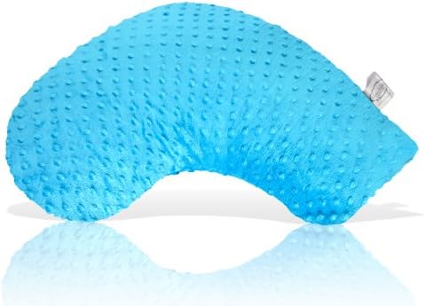 Luna Lullaby Lil' Something Tummy-Time Pillow, Turquoise Dot