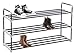 3-Tier Shoe Rack Organizer Storage Bench Stand for Mens Womens Shoes Closet with Iron Shelves That Holds up to 15 Pairs. Hot Shoe Racks with Three Tiers Metal Shelf & Easy Assembly with no Tools.