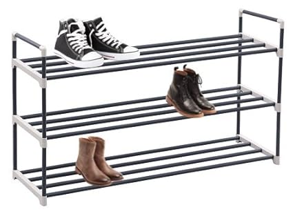 3 Tier Shoe Rack Organizer Storage Bench Stand For Mens Womens