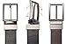 Maikun Mens Reversible Belt Mens, Cloth Belts for Men, Mens Black Dress Belt