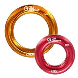 GM CLIMBING Rappel Ring Connector Pack of 2 for Rope Retriever Friction Saver Set Red