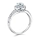 14k White Gold SOLID Wedding Engagement Ring