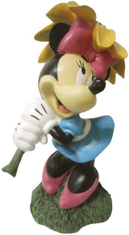 Woods International 4041 Minnie Mouse with Flower Parasol Statue, 18.125-Inch by 13-1/4-Inch by 10-Inch