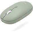 Macally Wireless Bluetooth Mouse - Strong Connection - Quiet, Comfortable, Rechargeable Mouse for MacBook Air/Pro, Mac, iMac, Apple iPad - Wireless Mouse for Laptop, Windows PC Desktop