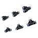 30 Pack Plastic Push to Connect Tube Fitting (6/8/10mm), T and Y Type Push Fit Fittings Tube Fittings, Tee Type Union Quick Connect Fittings for 6mm, 8mm, 10mm OD Tube