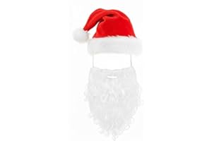 AISENO Santa Hats Christmas Hats for Party,Unisex Adult Kids size Xmas Holiday Hat for Party Supplies