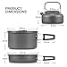Terra Hiker Camping Cookware, Nonstick, Lightweight Pots, Pans with Mesh Set Bag for Backpacking, Hiking, Picnic