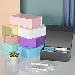 RYDDOY Black Gift Box, 9.5x6x3'' Gift boxes for