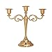 Ecoolda Gold Taper Candle Holder,Wedding & Dinning Table Decorative Candlestick Holder,Metal Candelabra,Fits 3/4 inch Thick Taper Candle