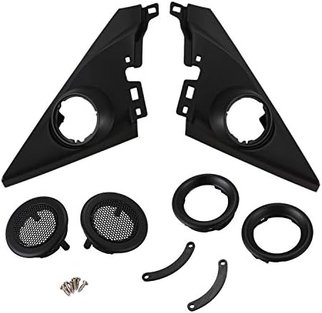 Casinlog Pair Front Pillar Althorn Tweeter Covers Car Tweeter Refitting Speaker Boxes Mounts for for Accord 2016-2019