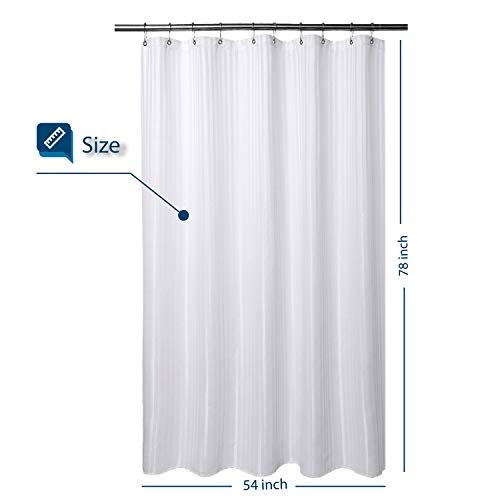 Barossa Design Fabric Shower Stall Curtain 54 X 78 Inch Hotel