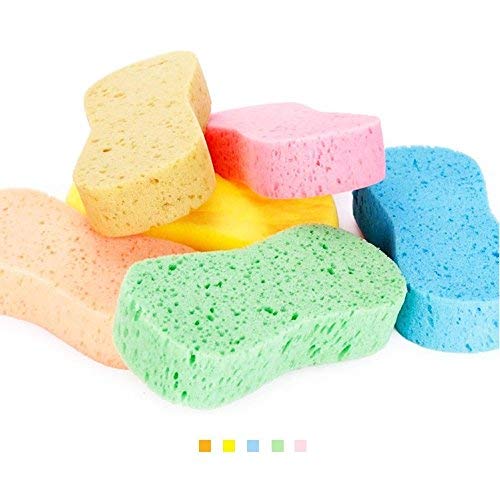 WeTest 10 Pack Car Wash Sponges,Large Cleaning Sponges Pad,Size 22x11x4.5CM,Mix Colors